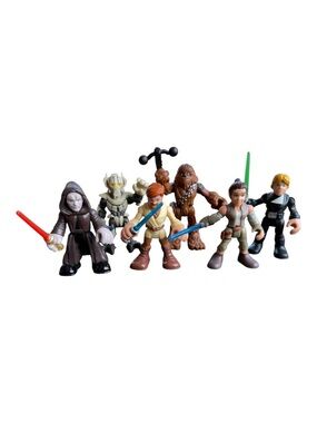 Playskool Hasbro Galactic Heroes Star Wars Mini Figures Toy Lot